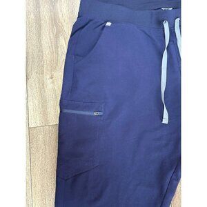 Figs Navy Blue Jogger Scrub Pants